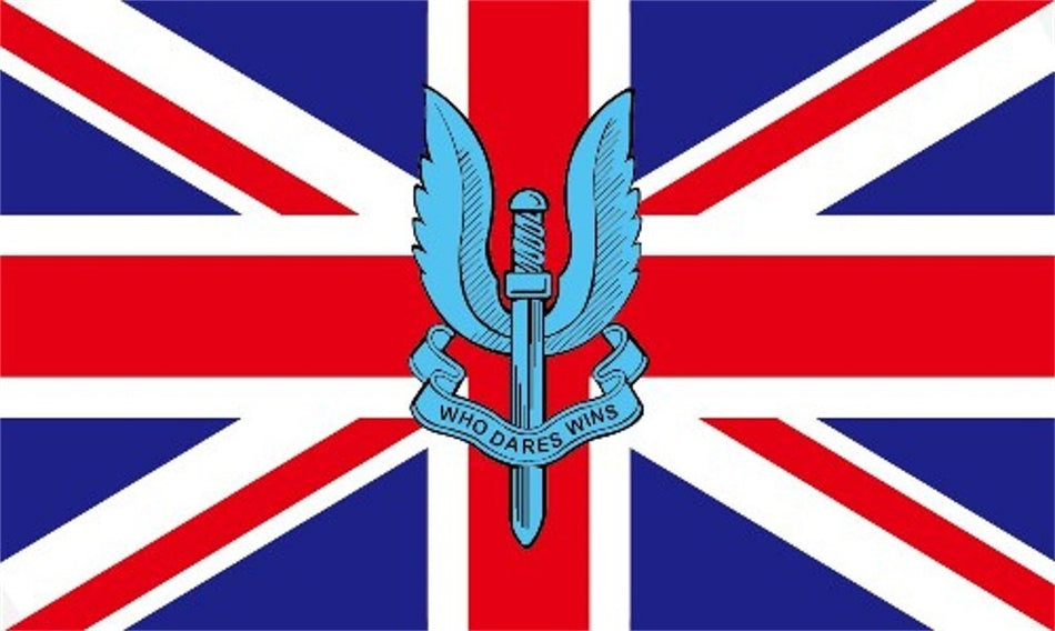 SAS Special Air Service FLAG Union Jack 5' x 3' British Army Regiment Military