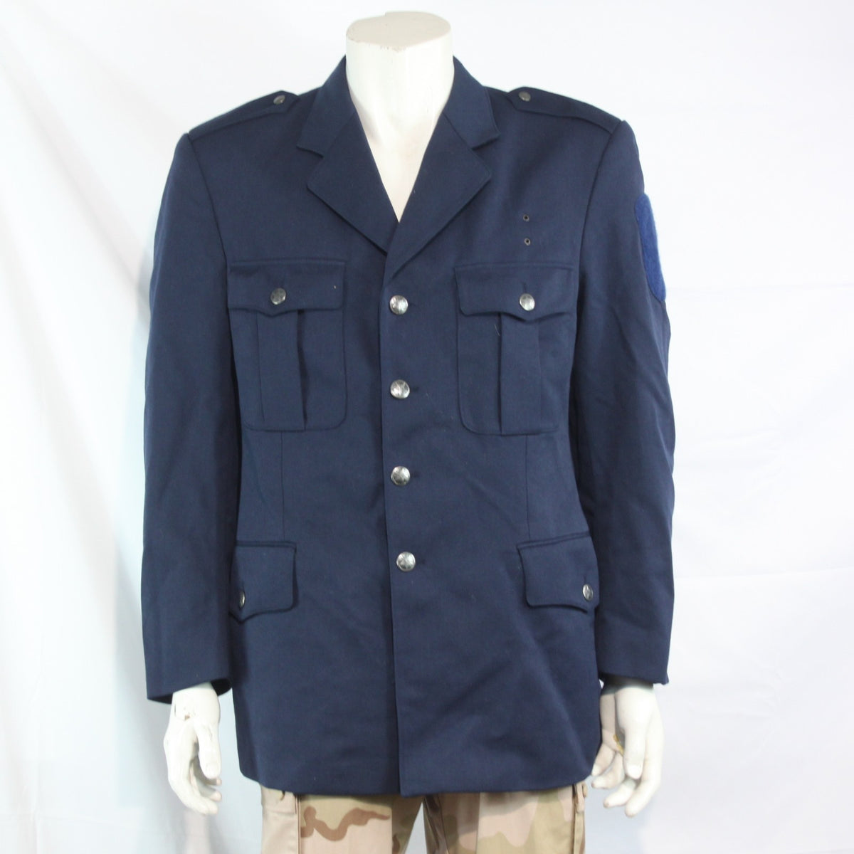 Vintage Yugoslavian Dress Jacket Navy Army Military Uniform 40" Chest (3811)