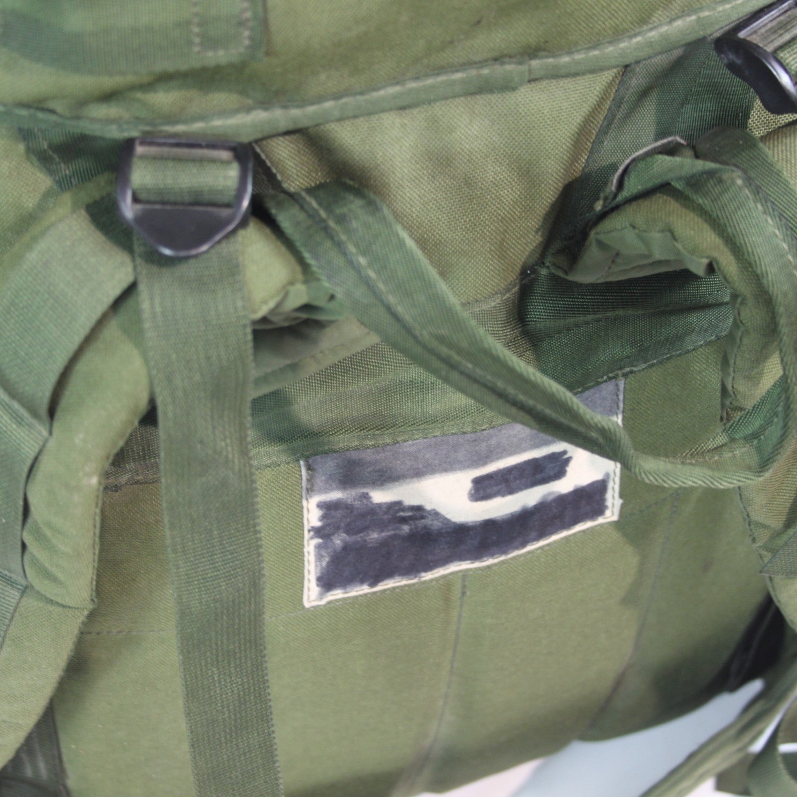 Vintage British Army PLCE Surplus Bergen Rucksack Olive Short Back (4019)