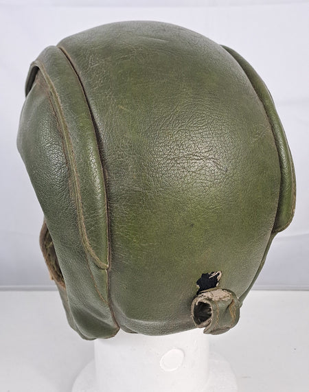 Genuine Surplus French Army Tank Helmet Padded Leather Flexible (1739)