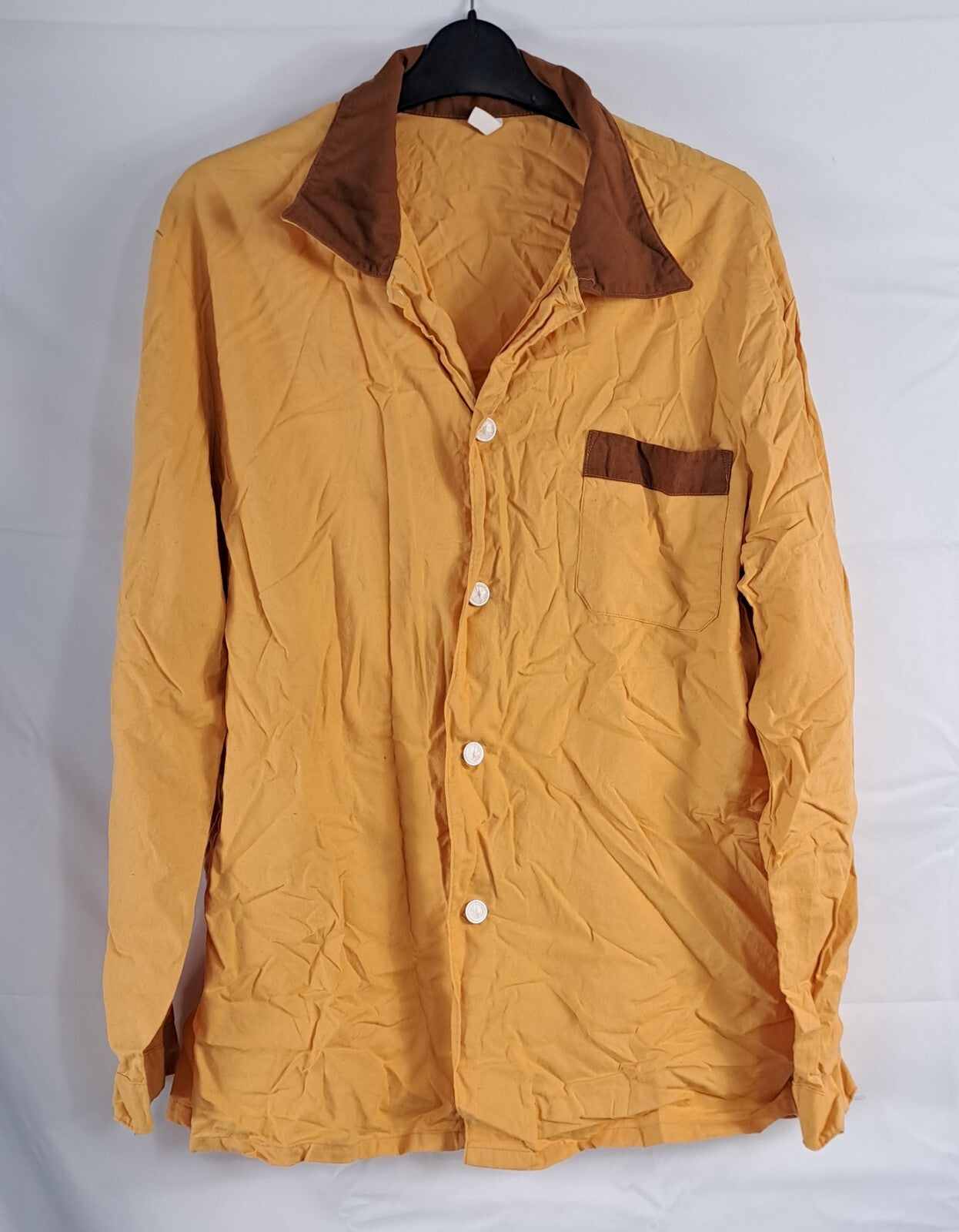 Genuine Surplus Swedish Army Issue Pyjama Top Yellow 42" Chest (2748)