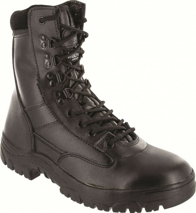 Highlander Delta All Leather Black Patrol Boot  Rubber Sole MOD Cadets 