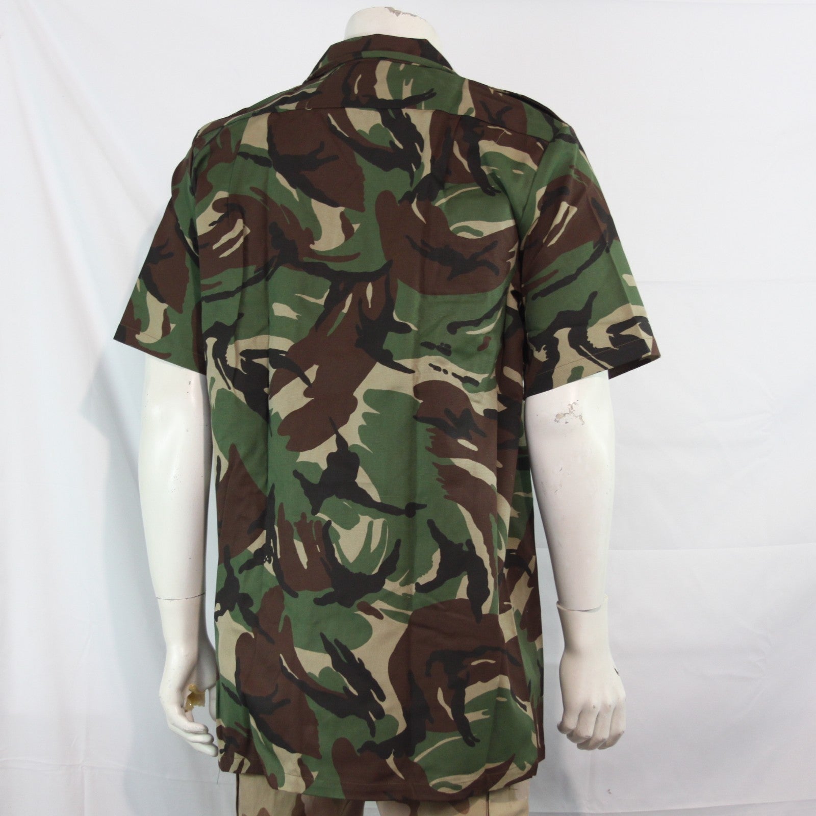 Botswana Army Camouflage Shirt Genuine Surplus Short Sleeve Large (4438)