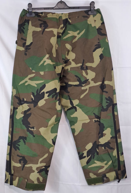 Genuine Surplus USAF Waterproof breathable Over-trousers Woodland Camo (1917)