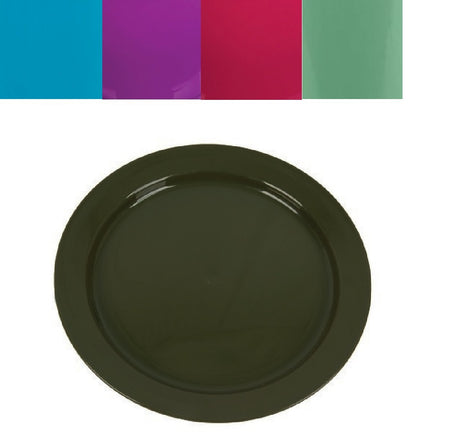 Highlander Plastic Camping Flat Plate Tough Rigid Family Garden Cadets