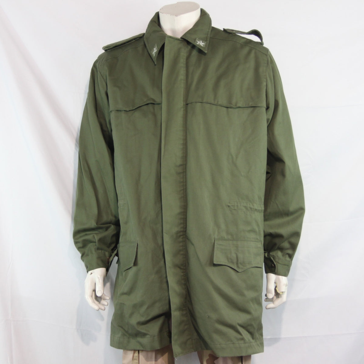 Italian Army Parka and Liner Genuine Surplus Warm Coat 42" Chest Olive  (4301)