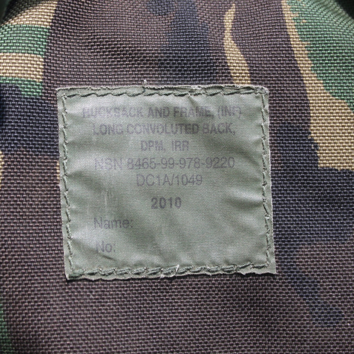 Genuine Surplus British Army Long Back Convoluted Bergen Rucksack DPM (3812)