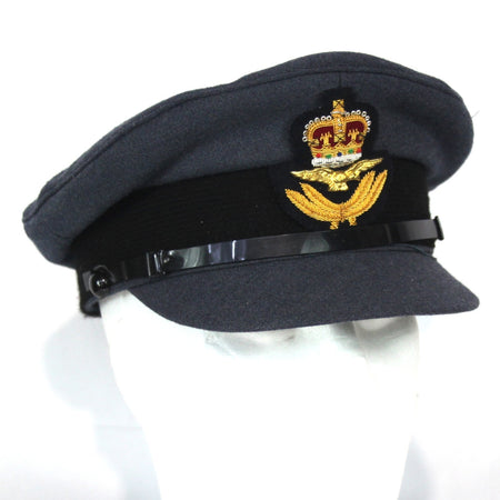 British RAF Mens Pilot Officers Dress Hat Not Sure if Genuine 59cm (3479)