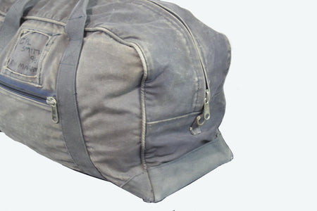 Vintage RAF Holdall Bag Well Worn Genuine Surplus British Canvas Duffle Bag 4327