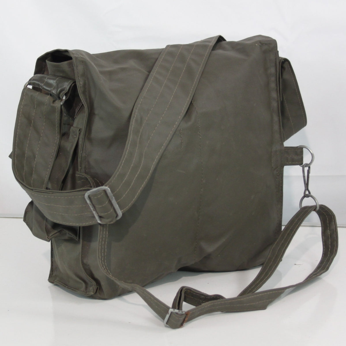 Genuine Surplus East German Army Waterproof Side Bag PVC (3398)