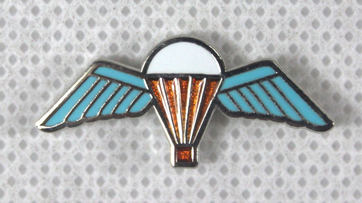Enamel Para Wings Badge Lapel Pin Small Metal British Army  26 x 11mm