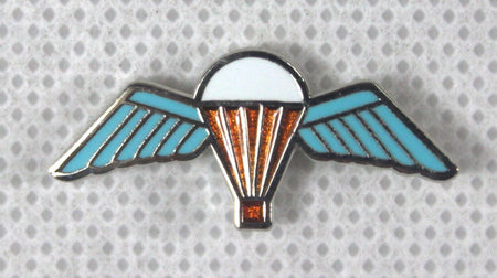 Enamel Para Wings Badge Lapel Pin Small Metal British Army  26 x 11mm