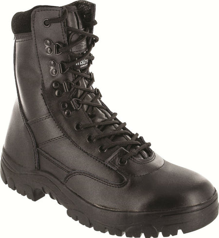 Highlander Delta All Leather Black Patrol Boot  Rubber Sole MOD Cadets 