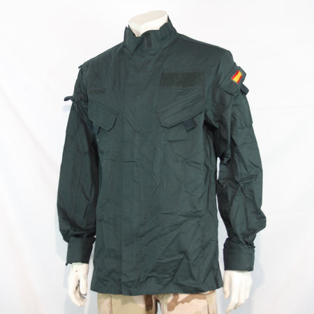 Genuine Surplus Spanish Police Combat Shirt Bottle Green Tactical S/Grade (3180)