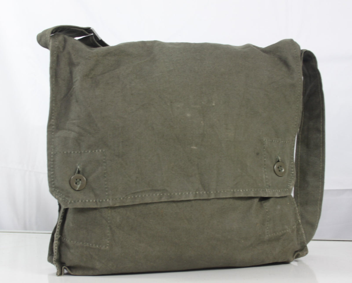 Genuine Surplus Croatian Side Bag Vintage Lightweight Canvas Olive Shoulder 3350