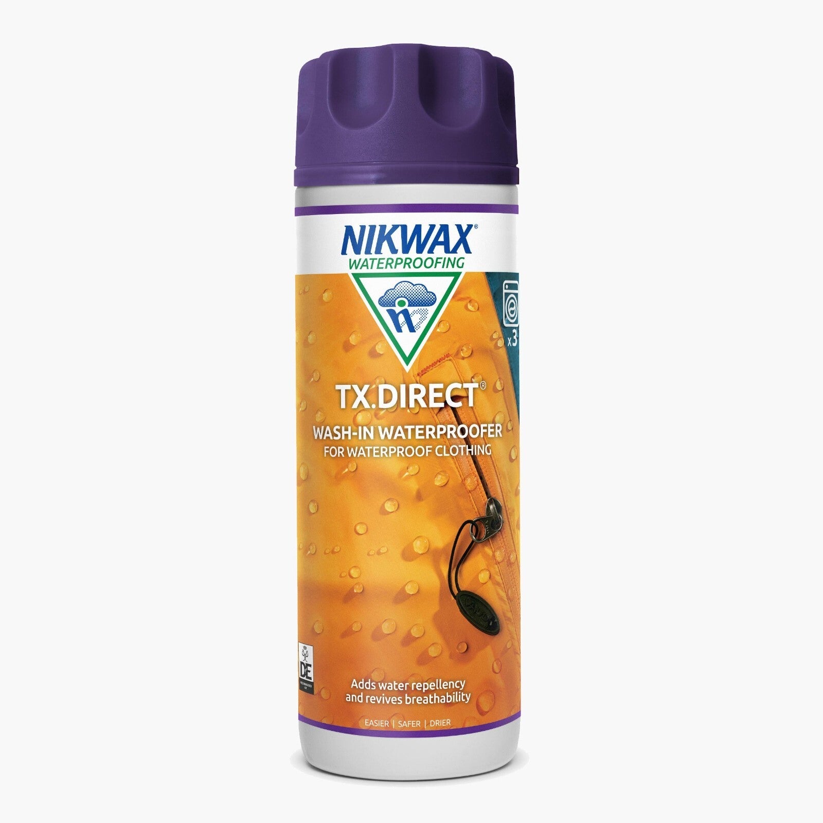 Nikwax Wash In Tx Direct ReProof for Waterproof Fabrics Wet Weather Clothing