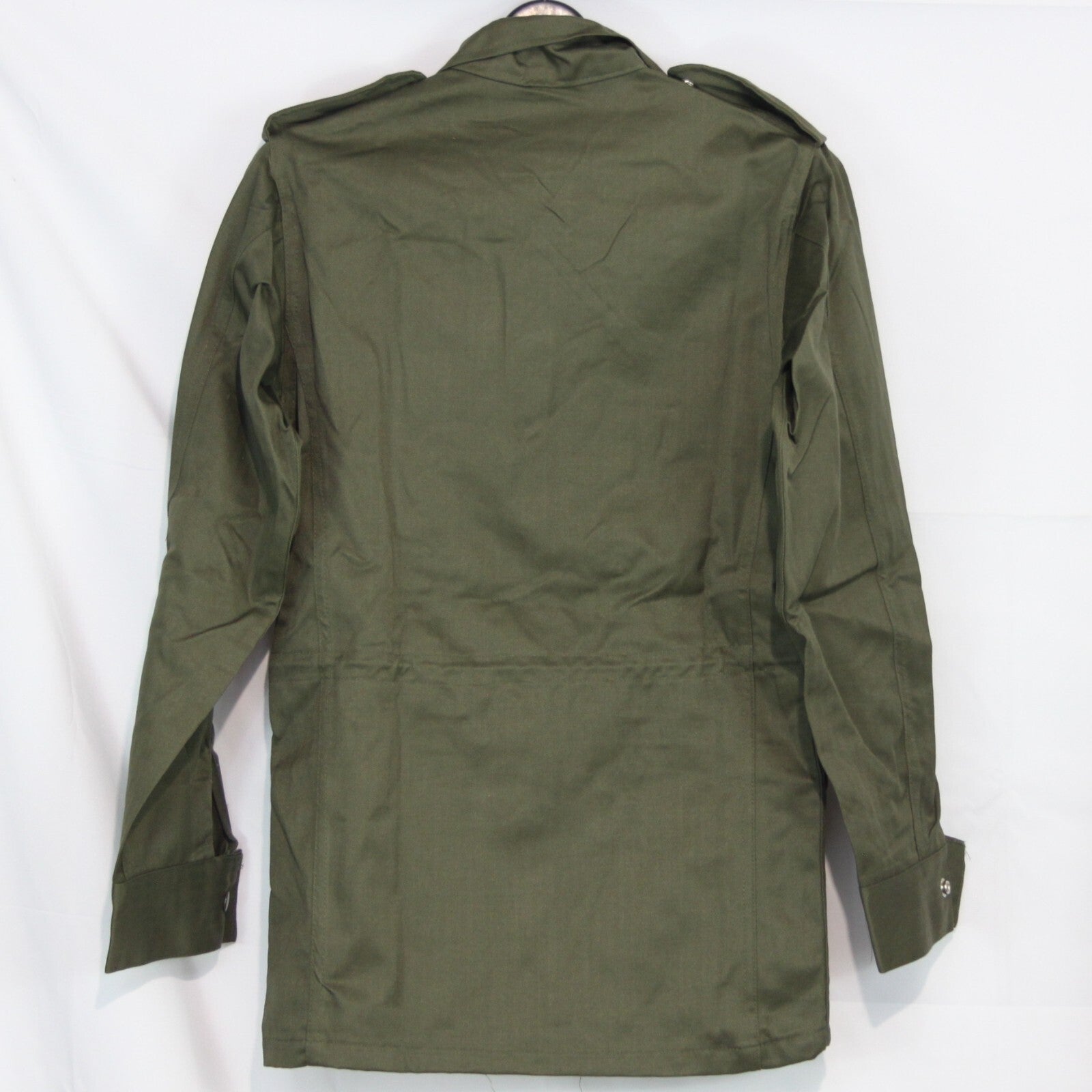 French Army Style Plain Olive Green Lightweight Canvas Jacket 30" Chest (3318)