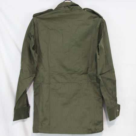 French Army Style Plain Olive Green Lightweight Canvas Jacket 30" Chest (3318)
