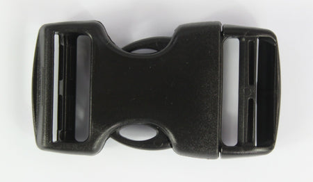 Double Side Release Buckles Black Plastic Clips Rucksacks Replacement All Sizes