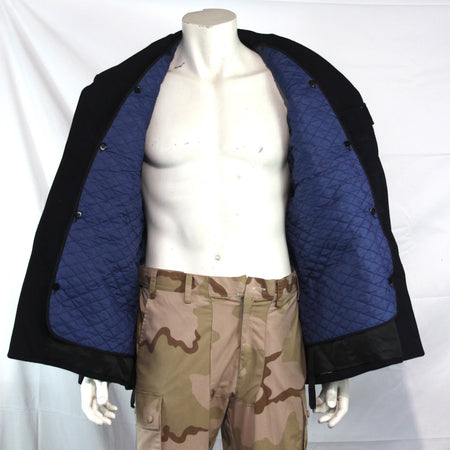 NEW French Wool Mix Winter Quilted Lining Deck Jacket Coat 38-40" (3648)