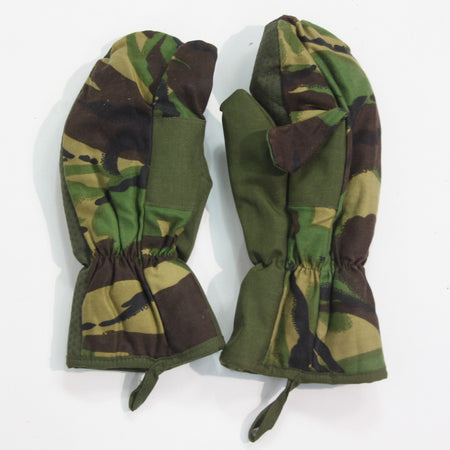 Genuine British Army Arctic Mittens Inner Mittens DPM Camouflage (4405)