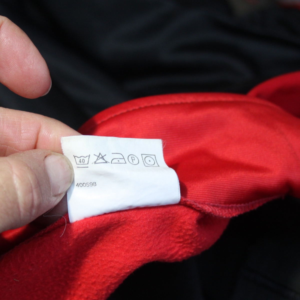 French Army Tracksuit Jacket Top Genuine Surplus Black Red  (3904)
