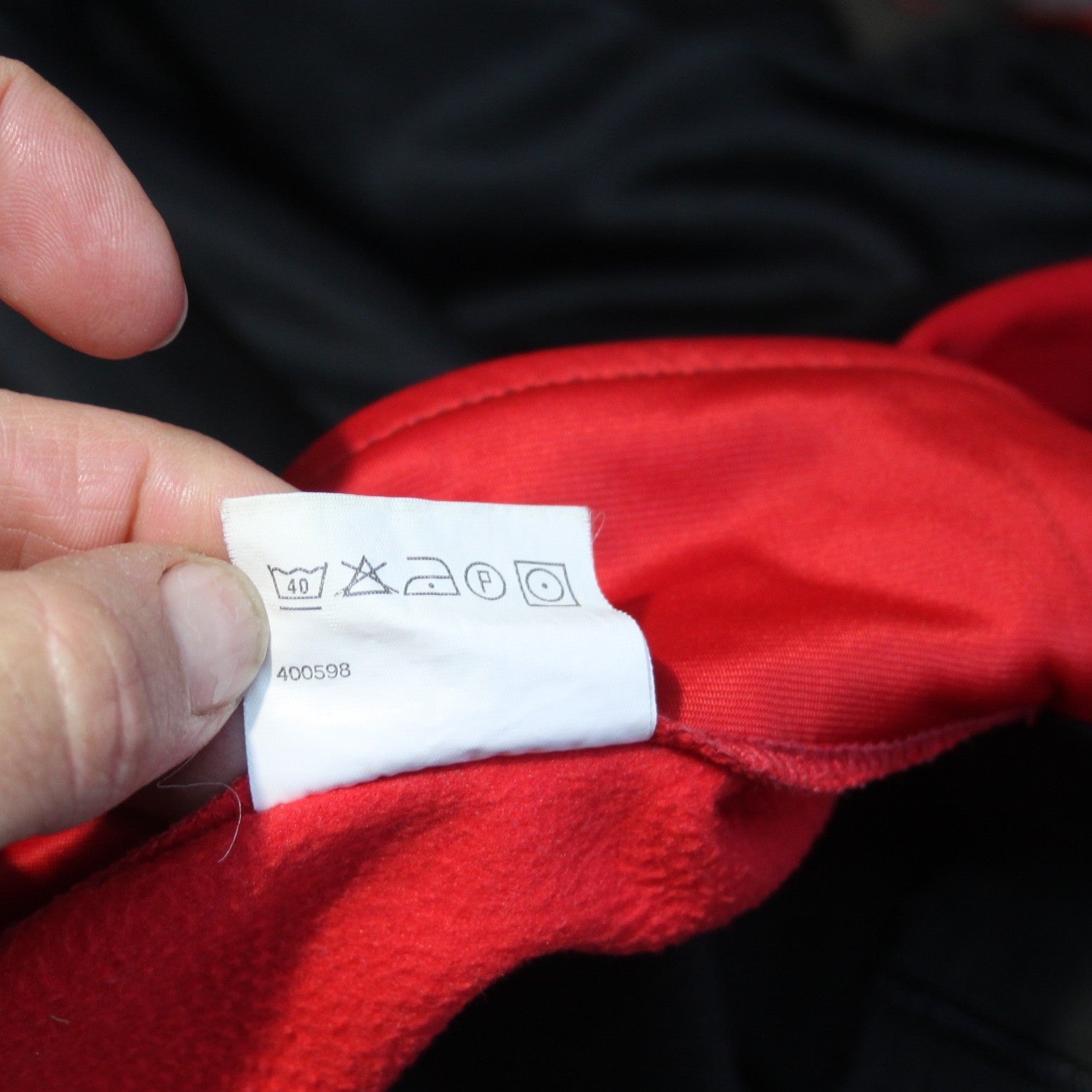 French Army Tracksuit Jacket Top Genuine Surplus Black Red  (3904)
