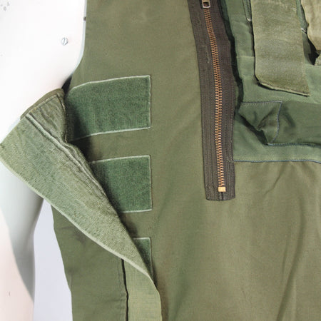 1970's Vintage British Military Body Armour Cover Genuine Surplus Olive 3961