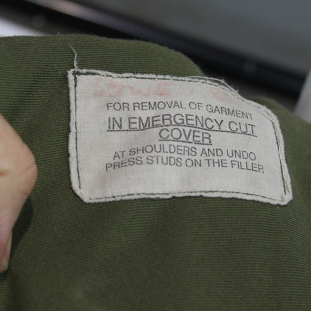 1970's Vintage British Military Body Armour Cover Genuine Surplus Olive 3961