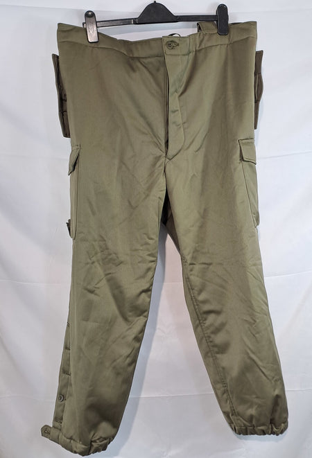 Genuine Surplus Austrian Army Quilted Winter trousers Thermal Olive Green (2779)