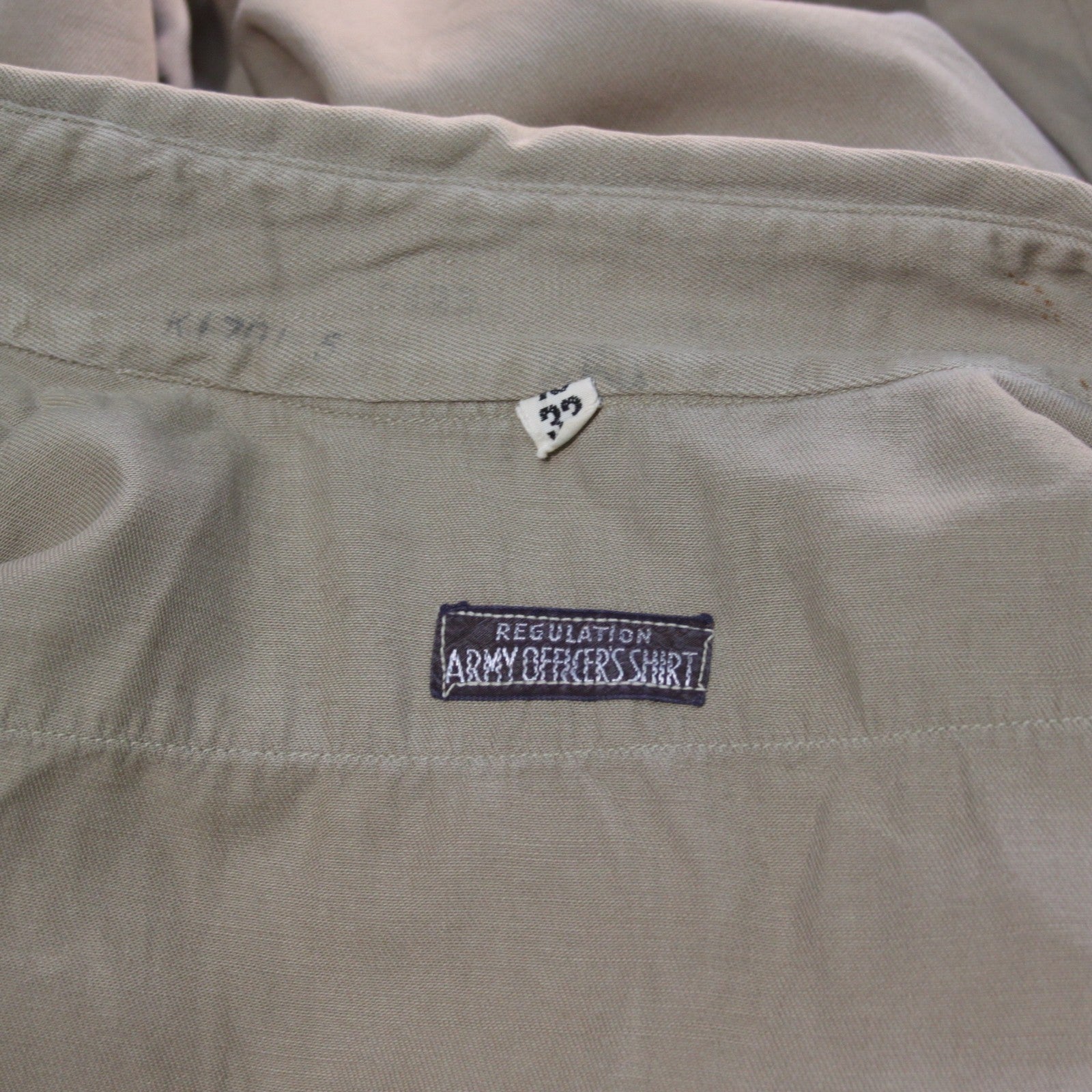 Genuine Surplus Private Purchase Regulation Officers Shirt Khaki Sand 42" (3423)