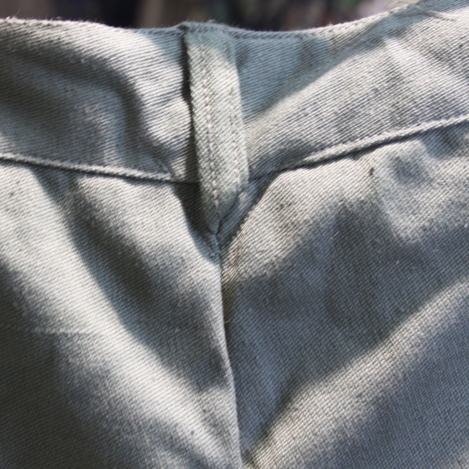 Genuine Surplus Romanian Army Vintage Trousers Stirrups Olive 38" Waist (3678)