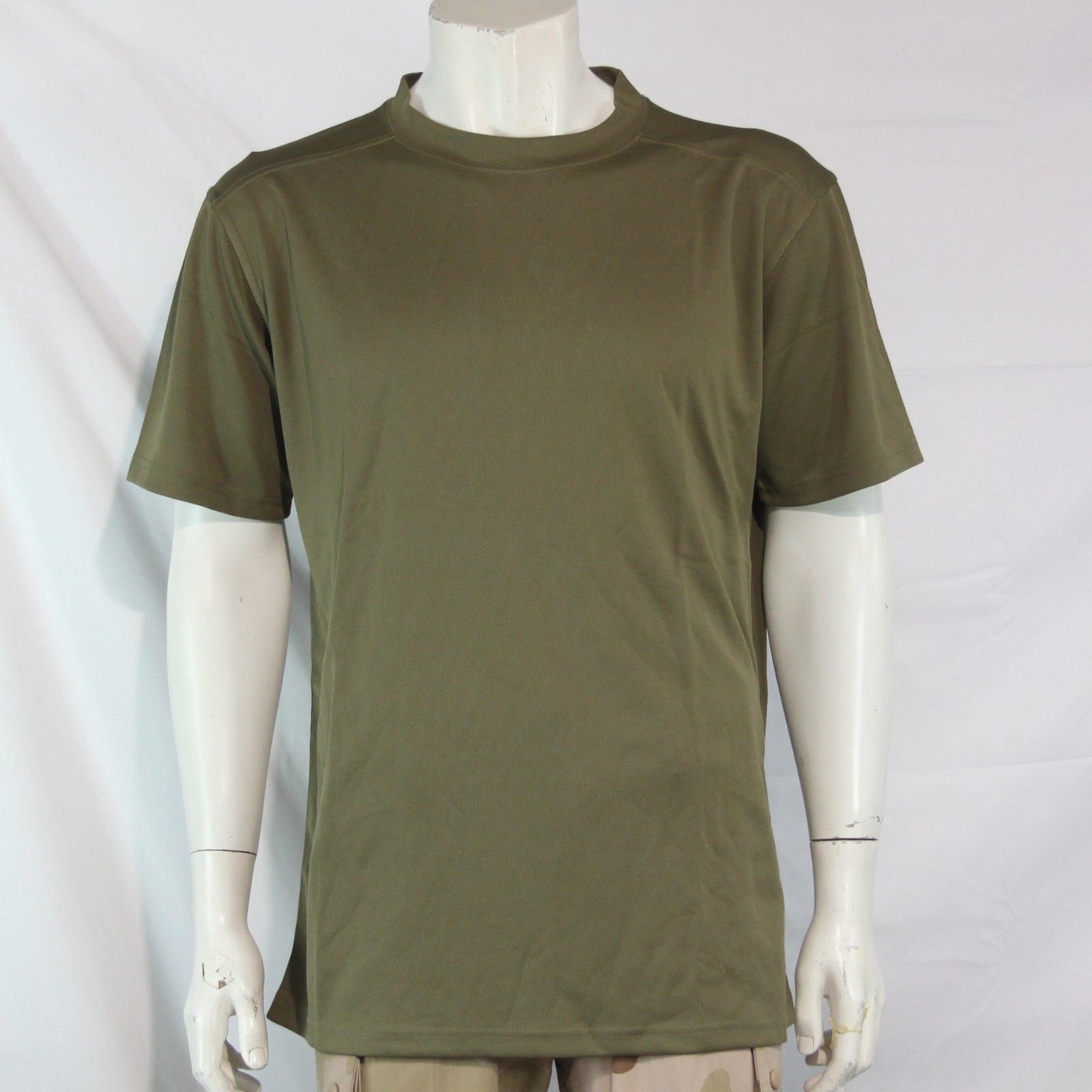 NEW British Wicking Short Sleeve T-Shirt Light Olive Genuine  Army Surplus