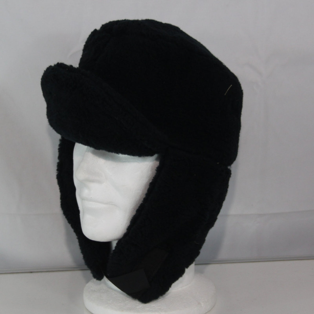 Faux Fur Thermal Winter Hat Genuine Surplus Dutch Army Navy Blue (3933)