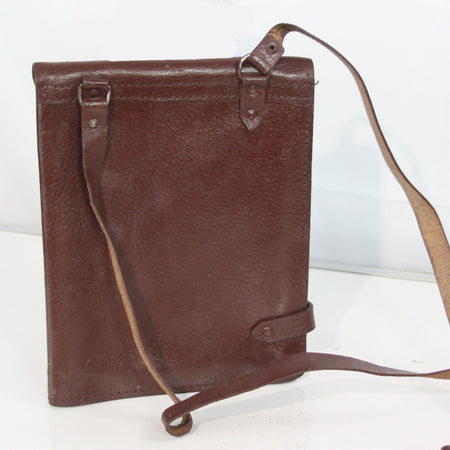 Genuine Surplus  Red Brown Vintage Leather Map Case Army (3399)