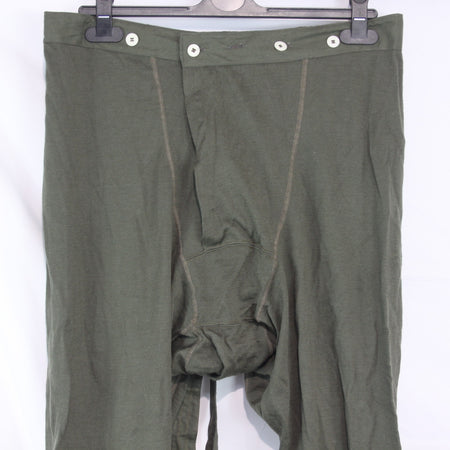 Vintage MIlitary Bib and Brace Dungaree Long Johns Genuine Surplus 34" W (3832)