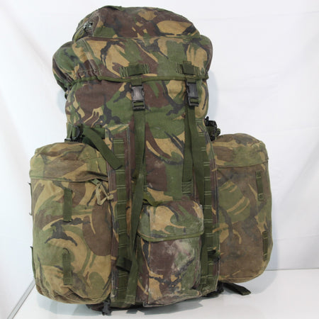 Genuine Surplus British Army Long Back Convoluted Bergen Rucksack DPM (3886)
