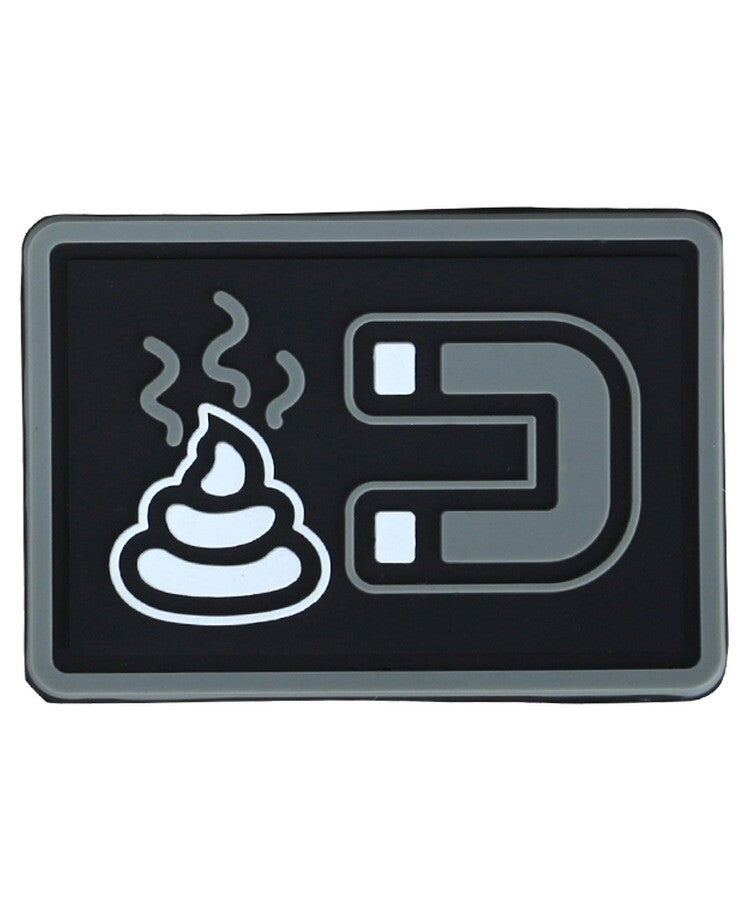 KT S*** Magnet PVC Rubber Morale Patch tactical hook 3D Army Airsoft  