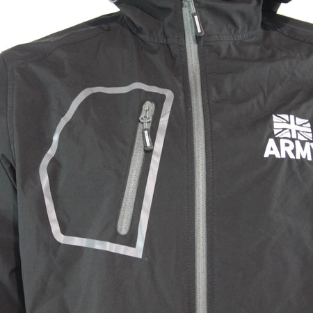 Genuine Surplus British Army Water Resistant Jacket Black Printed (4285)