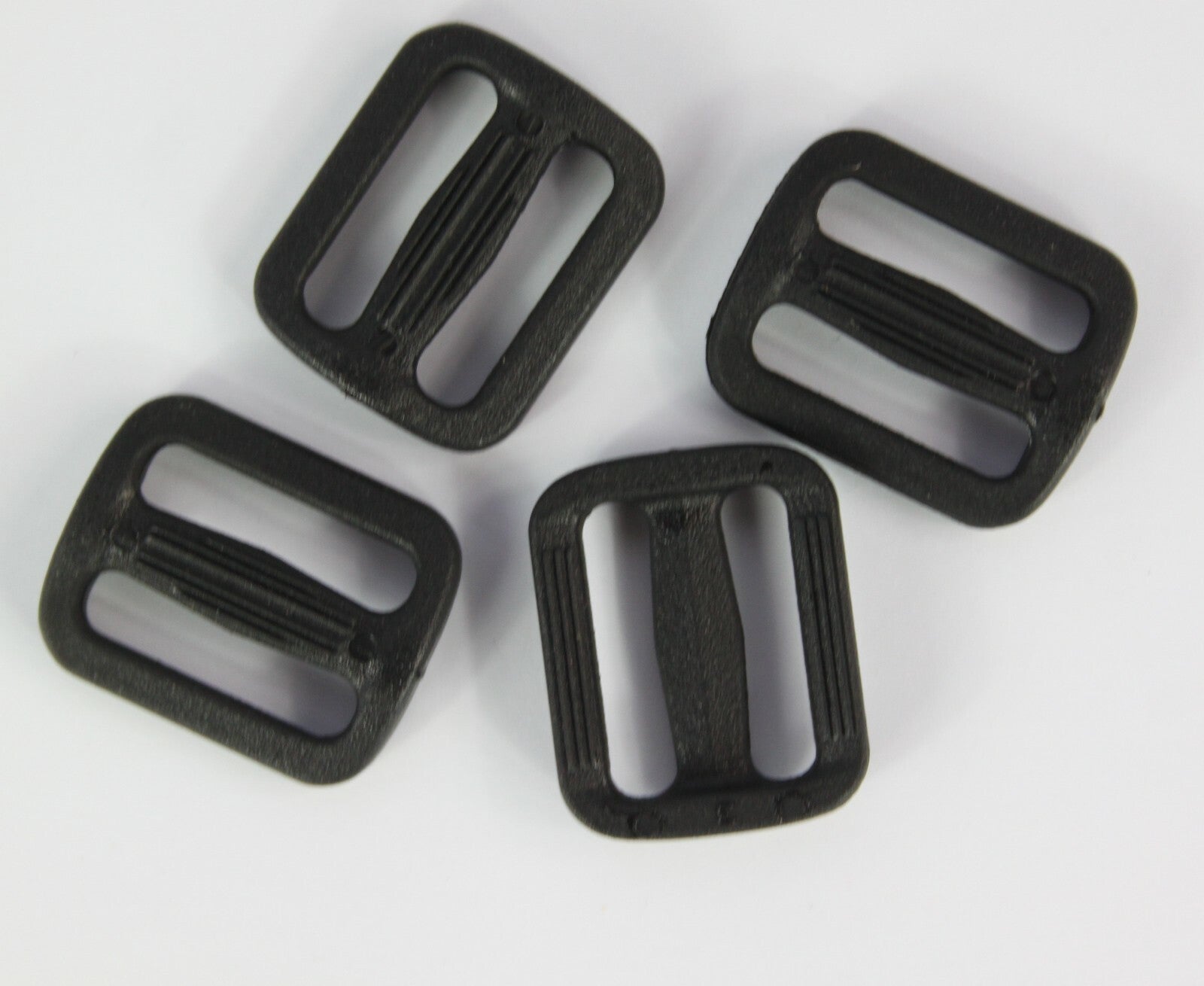 Tri-Glide Slider Buckles Black Tan Plastic Loops Rucksacks Replacement All Sizes