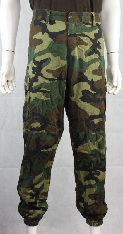Genuine Surplus Italian Army Woodland Camo Combat Trousers 38" Waist