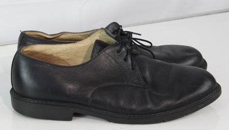 Genuine Surplus Austrian Army Mens Shoes Black Leather Lace Up (1978)