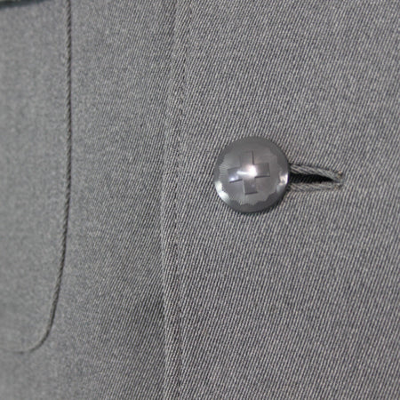 Genuine Surplus Swiss Army Dress Jacket 4 Button Badged Blue Grey All Sizes 3313