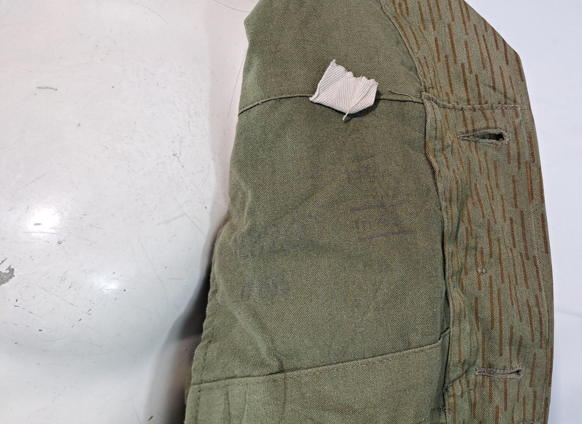 Genuine Surplus East German Strichtarn Raindrop Camo Jacket Canvas Vintage (3073