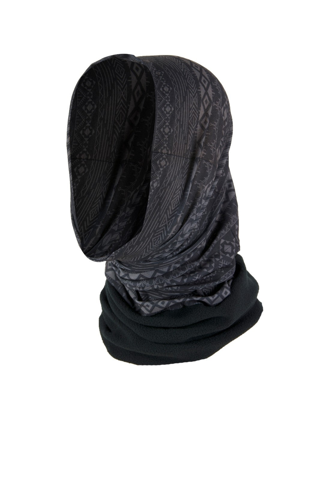 Highlander Headover Fleece Neck Edge Snood  Stretch Head or Face covering 5 Way