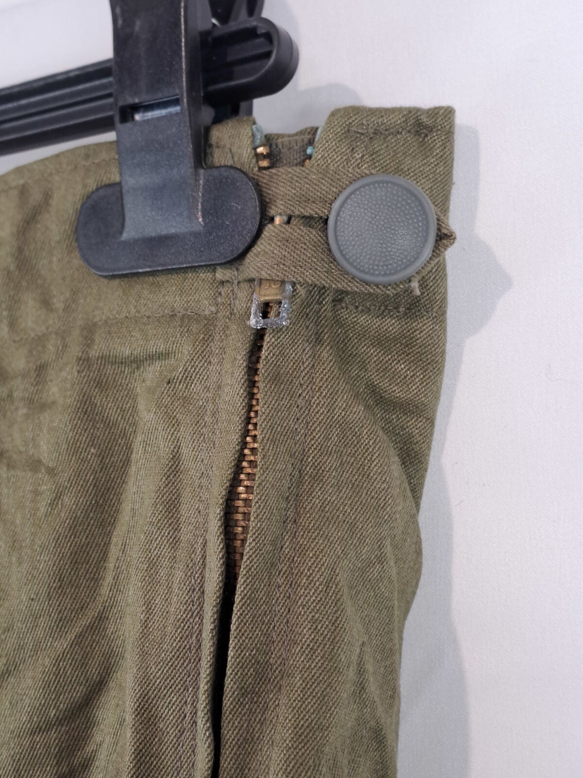 Genuine Surplus East German Army Vintage Winter Over- Trousers Cotton (1753)