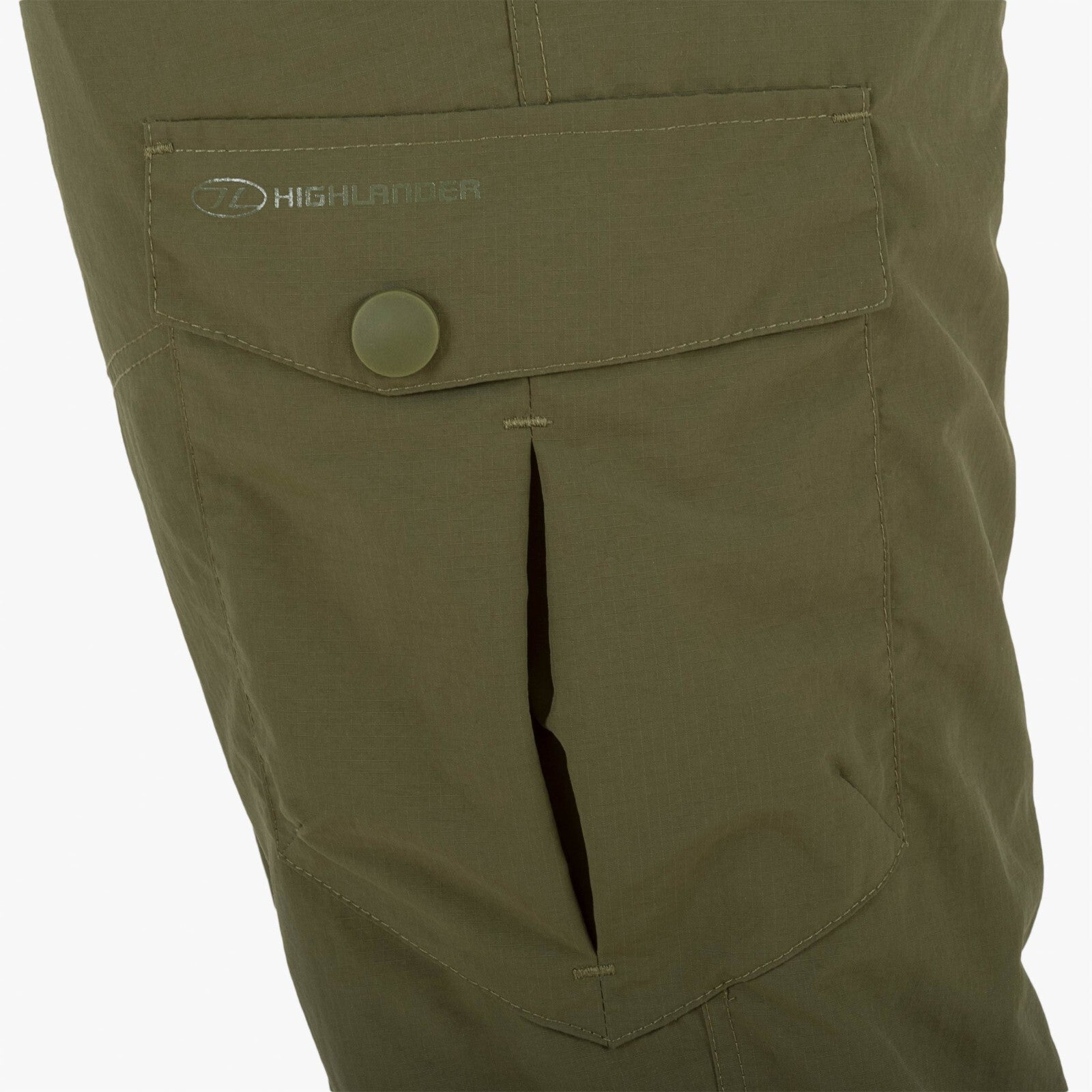 Highlander Starav Strong Breathable Mens Walking Hiking Trousers Green / Black