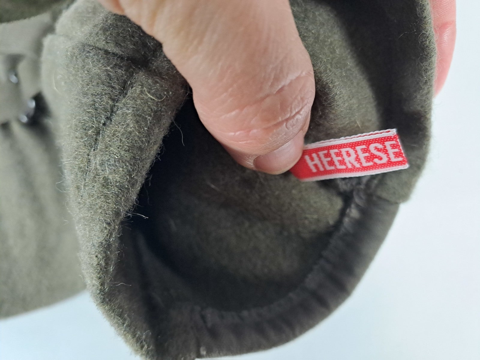 Austrian Army Wool Felt Mittens Foldback Finger Genuine Surplus (1751)