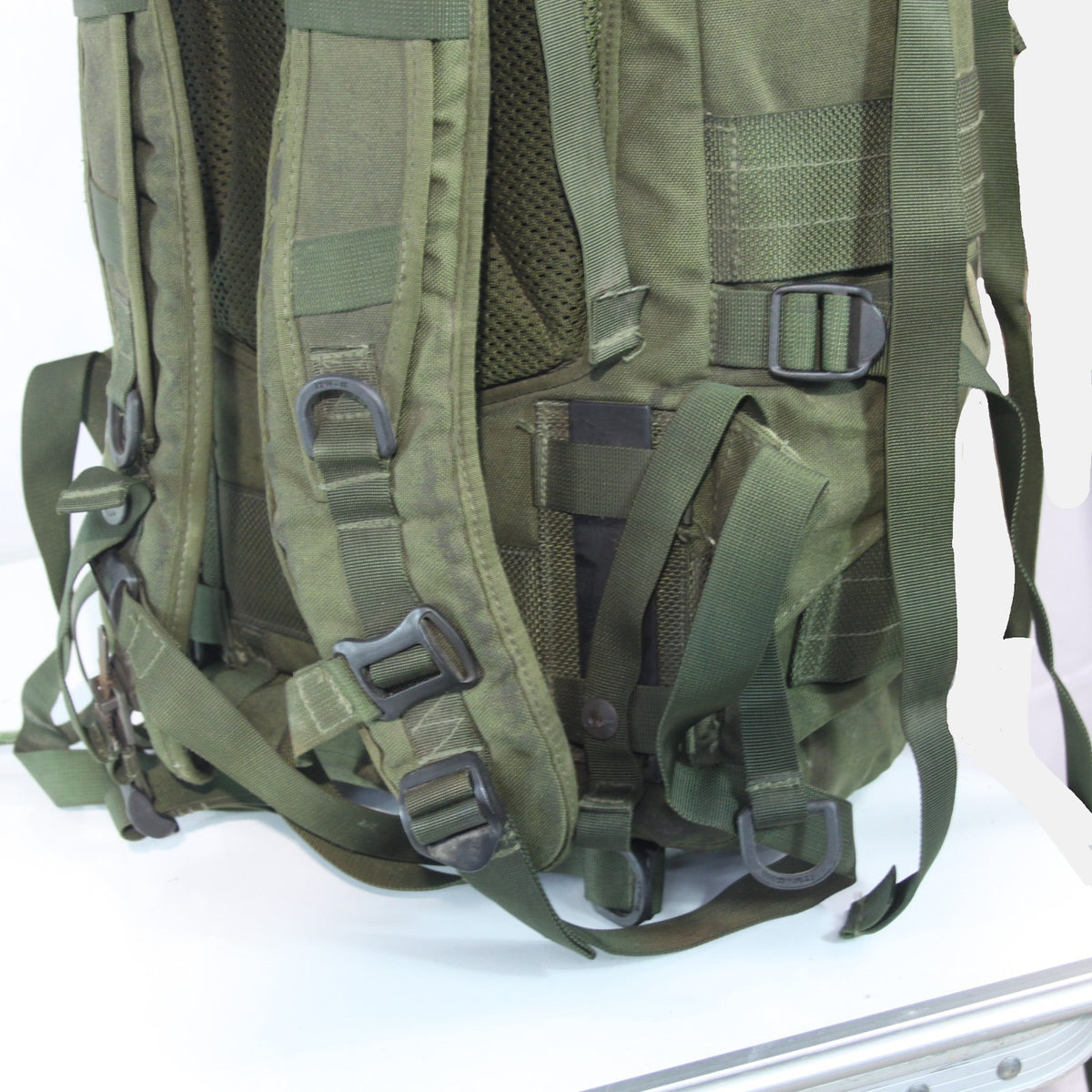 Vintage British Army Genuine Surplus Bergen Rucksack Olive Green 3762