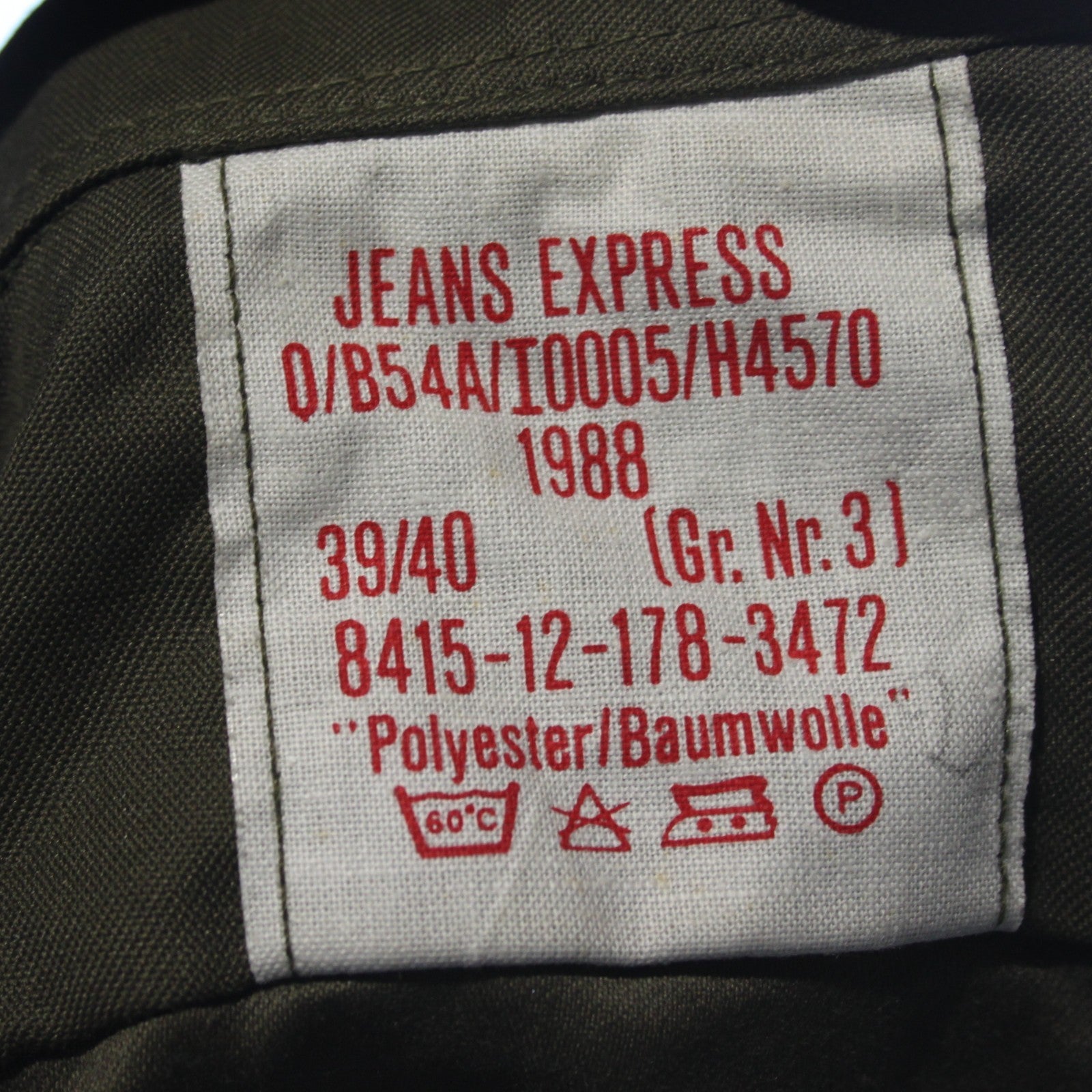 Genuine Surplus German Army Long Sleeve Moleskin Shirt Badged (4264A)